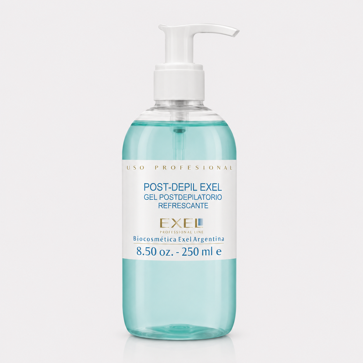 Post-Depil Exel · Gel Post Depilatorio Refrescante